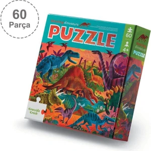 Crocodile Creek Puzzle - 60  Parça - Dinozorlar