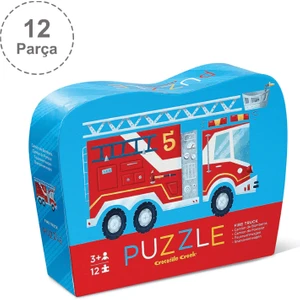 Crocodile Creek Mini Puzzle - 12 Parça - İtfaiye