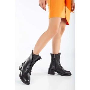 Bulls & Gulls Kadın Klasik Topuklu Bot  Deri