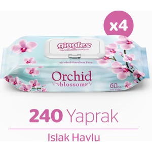 Orkide Kokulu Islak Mendil  Islak Havlu  240 Mendil