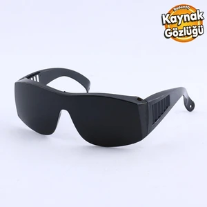 Kaynakçı Iş Güvenlik Güvenliği Koruyucu Gözlüğü Toz Gözlükleri Korumalı Gözlük Siyah