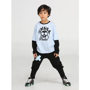 Skull Pirate Oversize T-Shirt + Baggy Pantolon Takım