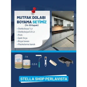 Stella Mutfak Dolabı Boyama Seti (14-18 Kapak)