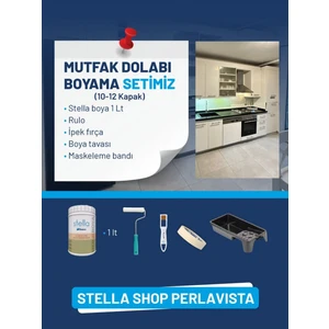 Stella Mutfak Dolabı Boyama Seti  10-12 Kapak