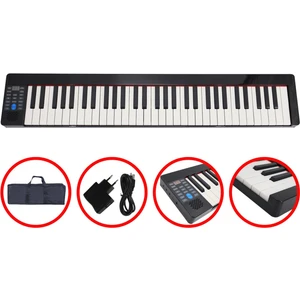 JTK-6102B Şarjlı Tuş Hassasiyetli 61 Tuşlu Org (Çanta+Adaptör)