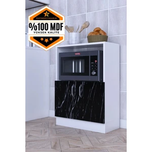 Rafineri Makro Dolap Çok Amaçlı Mikrodalga Fırın Dolabı Mdf