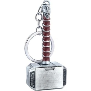 Avengers End Game Thor Mjolnir Çekiç Anahtarlık Çift Renkli