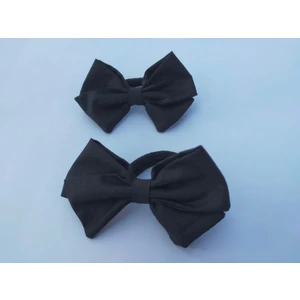 Angel's Collection Siyah Fiyonk Toka Lastikli 5'li