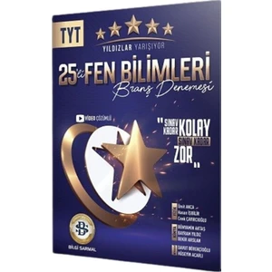 Bilgi Sarmal Yayınları TYT Fen Bilimleri Yıldızlar Yarışıyor 25'li Branş Denemesi