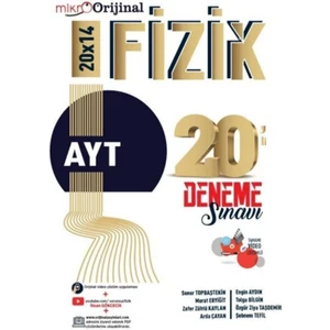 Orijinal Yayınları  Mikro AYT Fizik 20'Li Deneme Sınavı