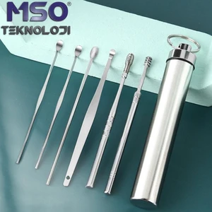 MSO Teknoloji Paslanmaz Çelik Kulak İçi Temizleme Set