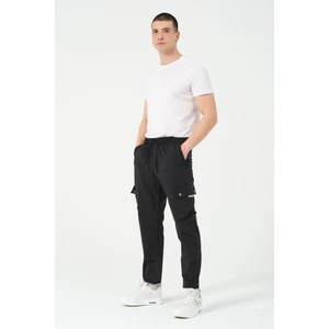 Stil Kombin Paraşüt Kumaş Çıtçıtlı Yan Cepli Kargo/jogger Pantolon Alt Bl 2082-70085