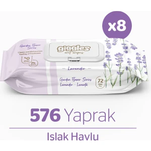 Lavanta Kokulu Islak Mendil  Islak Havlu  576 Mendil