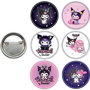 Parti Dükkanım Kuromi Rozeti 6 Adet