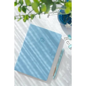 Matt Notebook A5 Defter Noktalı Mavi