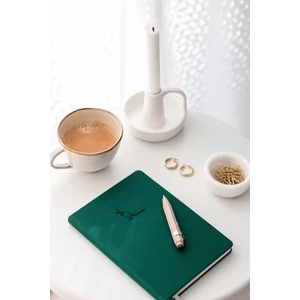 Matt Notebook A5 Defter Noktalı Yeşil