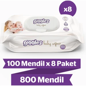 Bebeklere Özel Islak Mendil  Islak Havlu 800 Mendil
