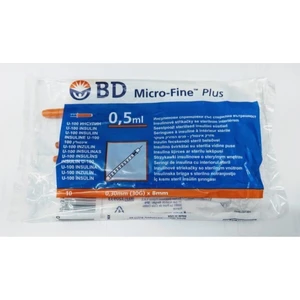 Micro-Fine 0,5 ml Enjektör 0,5 cc Steril Insülin Enjektörü 10 Adet