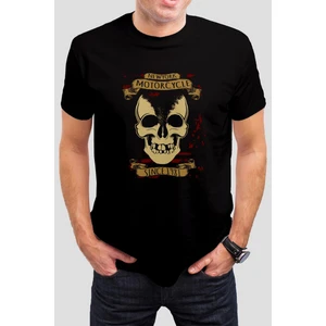 Kuru Kafa Baskılı Siyah Unisex T-Shirt