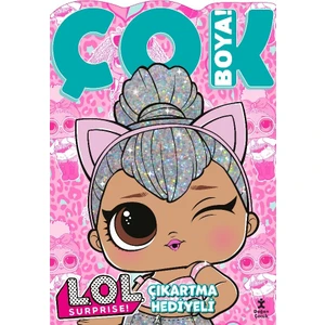 Doğan Çocuk Lol Surprise - Çok Boya! Çıkartmalı Dev Boyama Kitabı