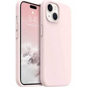 Apple Iphone 15PLUS Uyumlu Içi Kadife Lansman Silikon Kılıf Kapak Pembe