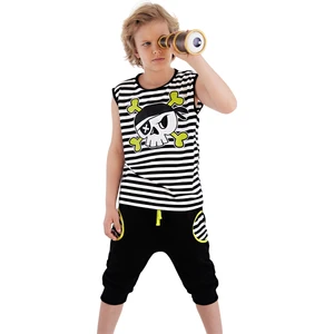 Kuru Kafa Erkek Çocuk T-Shirt Kapri Şort Takım