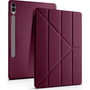 Samsung Galaxy Tab S9 Fe+Plus 12,4 Uymlu Standlı Kalem Bölmeli Akıllı Kılıf