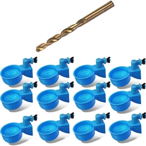 Xin Yue Zhang Xin Yue Zhang Tavuk Suluk Büyük Otomatik Tavuk Suluk Bardak Dıy Kümes Hayvanları Tavuk Suluk Seti 5 Galon Tavuk, Ördek 12 Adet (Yurt Dışından)