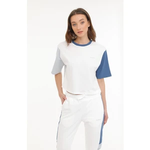 Wl Annabel 11Ck1235 4Fx Mavi Kadın Kısa Kol T-Shirt