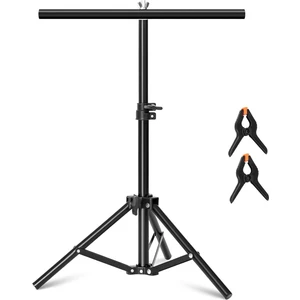 70 x 100 cm T Stand Bar Fon Perde Pvc Tutucu Background Backdrop Çekim Standı T-Shape