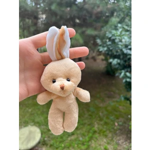 Sumicorn Design Sevimli Kahve Peluş Tavşan Anahtarlık Çanta ve Cüzdan Aksesuarı Hediyelik