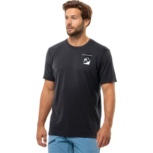 JACK WOLFSKİN Vonnan S/S Graphic T M 1809941TR-6350 ERKEK Gri Tişört