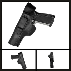 Uyguna-Yakala Sig Sauer P226 Cırtlı Maşalı Napa Deri Tabanca KILIFI-VAK.474