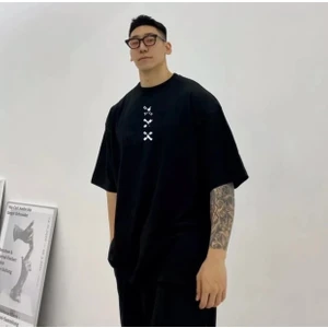 Amor Man Büyük Beden Özel Tasarım Oversize Erkek T-Shirt