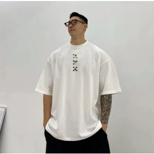Amor Man Büyük Beden Özel Tasarım Oversize Erkek T-Shirt