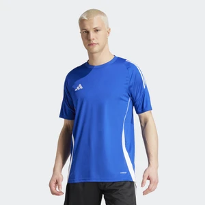 Adidas Tiro 24 Jersey Erkek Mavi Bisiklet Yaka Tişört