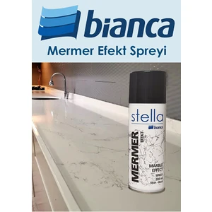 Stella Mermer Efekt Spreyi Siyah