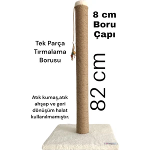 Lena Pet Kedi Tırmalama Tahtası 82CM Ekru
