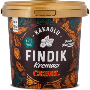 Fındık Parçacıklı Kakaolu Fındık Kreması 900 gr Kova % 23