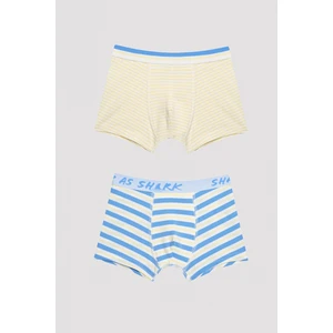 Erkek Çocuk Shark Lacivert 2li Boxer