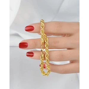 Kuyumcu Nurettin 7 gr (Gram) Orta Boy Halat Bileklik 22 Ayar Altın