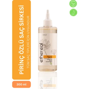 Ethereal Pirinç Özlü Saç Sirkesi 300 ml (PROVİTAMİN B5 , KREATİN VE CALENDULA ÖZÜ)