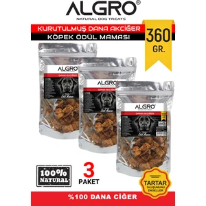 %100 Dana Akciger Çiğneme Maması 120 gr x 3 Paket