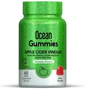 Ocean Gummies Apple Cider Vinegar 60 Çiğneme Form