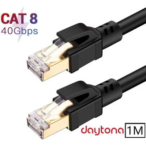 Cat8 Gigabit 40GBPS S/ftp 2000MHZ Altın Uçlu Yüksek Hızlı Internet Kablosu A5214