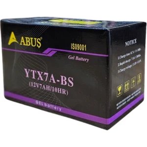 Abuş YTX7A-BS  Motosiklet Aküsü
