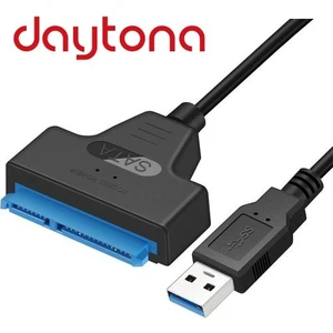 A4706 USB 3.0 Yüksek Hızlı 2.5 Inç Sata SSD ve HDD Harddisk Kablosu 50CM