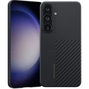Galaxy S24 Magsafe Şarj Özellikli Karbon Fiber Benks Montage Armorair 600D Kevlar Kapak Siyah