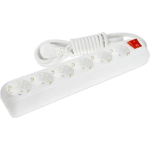 6'lı Anahtarlı Topraklı Priz 2 Mt.