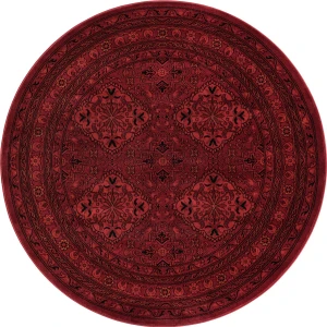 Angora Home Persian Dokuma Makine Halısı BK1005 160 x 160 Yuvarlak